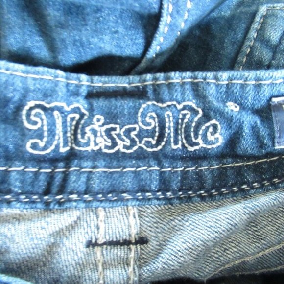 Miss Me Jeans Capri Sequin Fallen Angel Wing - Picture 8 of 8